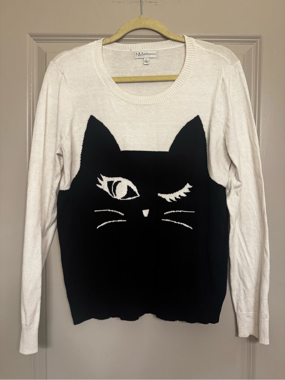 Neiman Marcus Cat Sweater